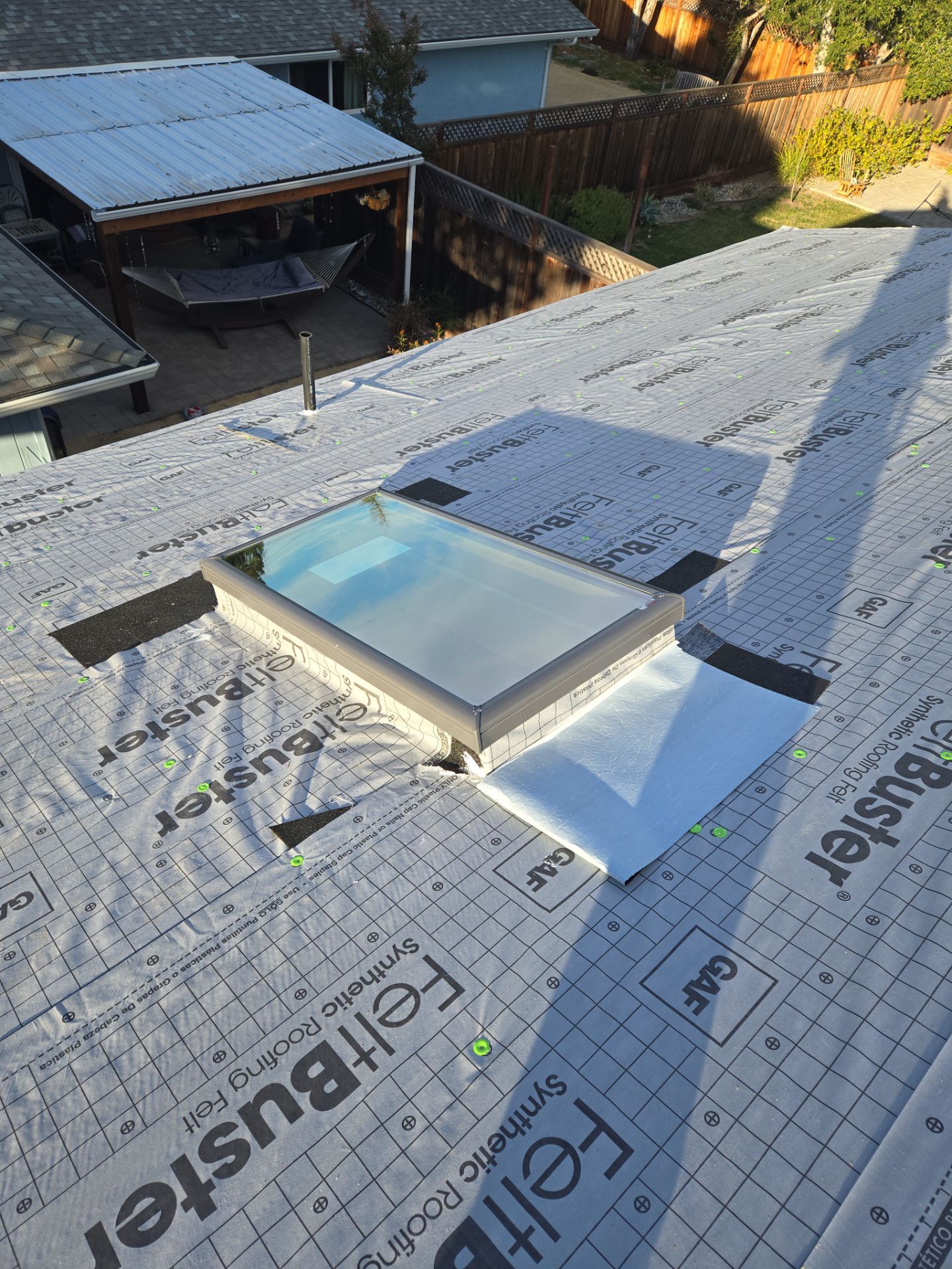 Skylight installation detail — Freedom, CA